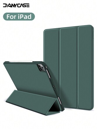 DANYCASE Protective Case With Pencil Holder For IPad A16 2025 Air 11'' 13" M2 M3 Pro 11 13 M4 2024 Air 5 4 10.9 Air 3 10.5 9th 8th 7th Generation 10.2 5th 6th 9.7 Mini 6 Cover
