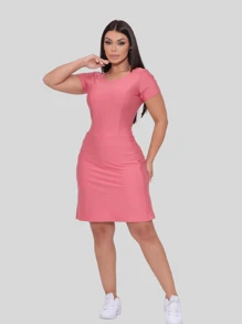 Women Sports Sets - Màu hồng gỉ - Xem 1