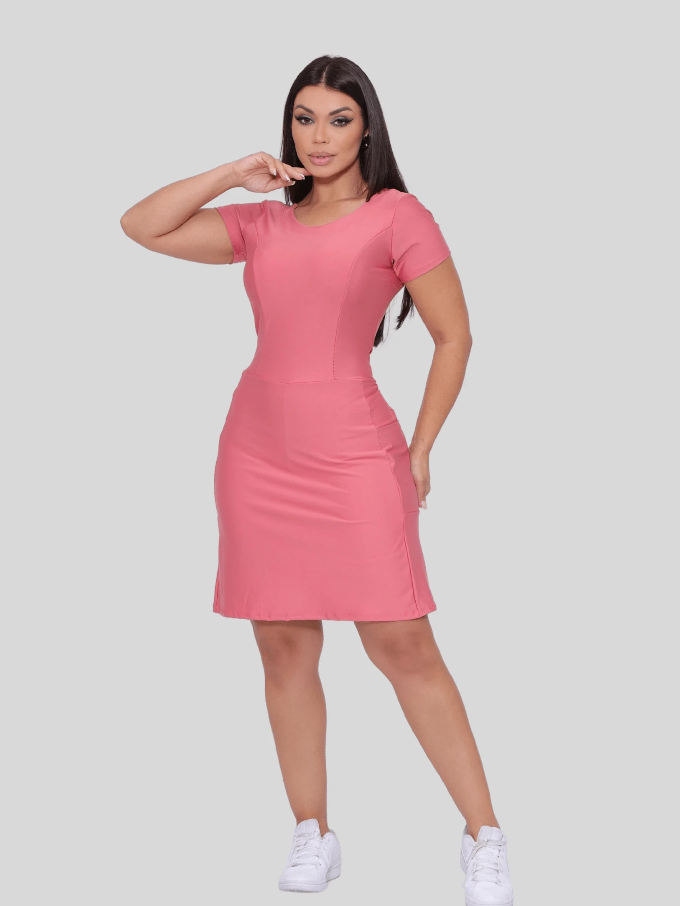 Women Sports Sets - Màu hồng gỉ - Xem 1