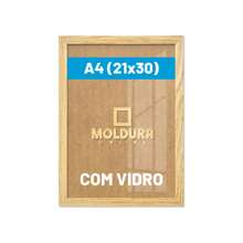 A4 Photo Frame 21x30 With Quality Glass Living Room Bedroom 30x21 Decoration - gỗ nhẹ - Xem 1