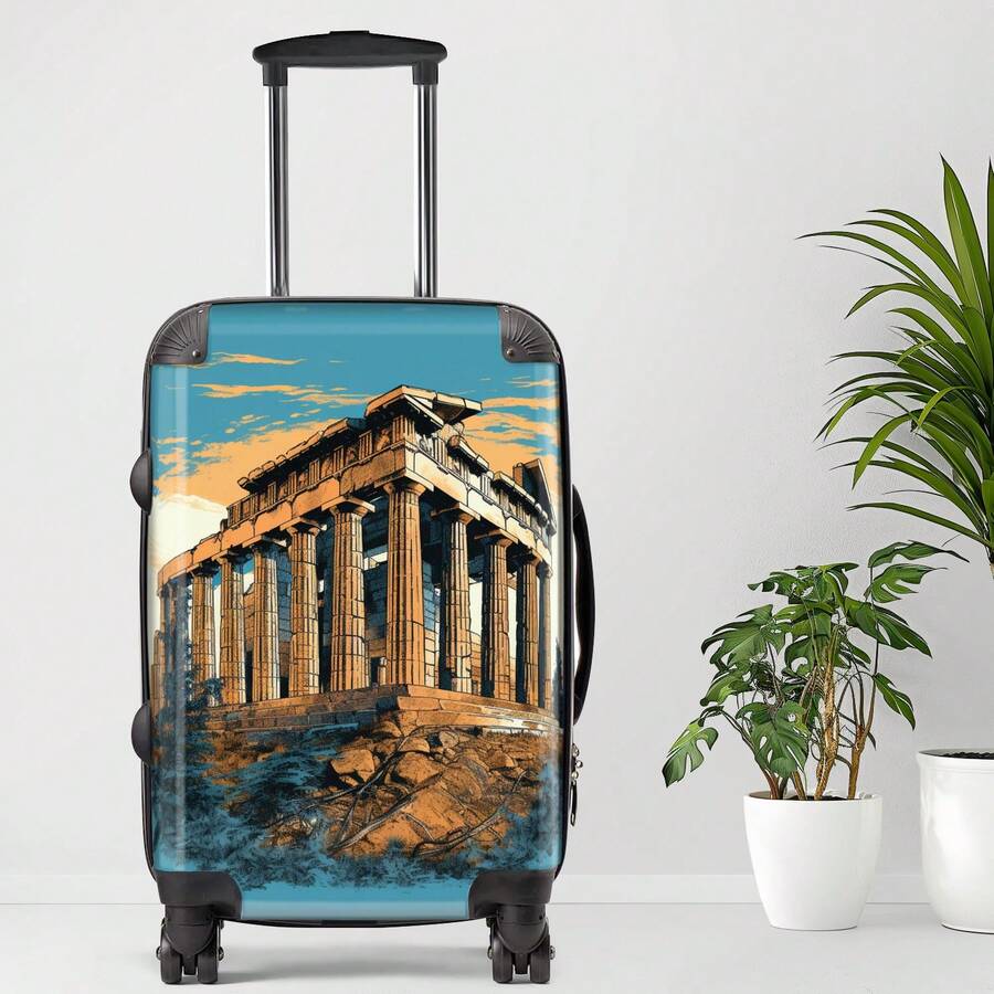 20/24/28 Inch Luggage, Carry-On, Custom Luggage, Luggage Set, Travel, Acropolis, Greece, Europe, Athens, Greek Travel, Europe Travel, Gift For Her, Gift For Him, And 360-Degree Rotating Wheels, TSA Lock, Suitcase, Travel, Vacation, Cabin Suitcase, Trolley Case, Travel Accessory, Personalised Gift, Travel Bag, Custom Suitcase, Personalized Luggage, Travel Gift, Luggage Set, Suitcases, Carry On, Garment Bag, Cabin Luggage, Handbag, Large Capacity, Checked Bag, Business Trips, Personalised Suitcase, Hard-Shell Luggage, Lightweight, Gift, Gift For Birthday, Personalized Gift, Gift For Christmas, Beach Holiday, Destination Wedding, Bridal Party, Bachelorette, Cruise, Rolling Luggage, - Nhiều màu - Xem 1