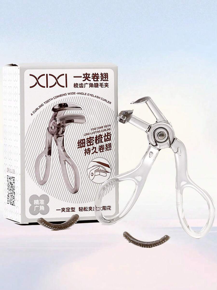 1 Pc XIXI Eyelash Curler Beauty Cosmetic Portable False Eyelashes Auxiliary Makeup Tools Eyelash Curling Clip Local Eyelash Curler - Multicolor - View 1