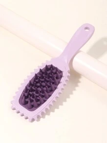 1 pieza Cepillo multifunción para lavar el cabello, cepillo de champú de mango largo para uso en salón para limpieza profunda y rizado/peinado, peine para cabello mojado y seco peines peine pelo cepillo pelo de peines cepillo pelo - Multicolor - Ver 12