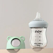 Newborn Baby Glass Feeding Bottle 80ml/160ml/240ml