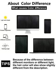 20inch 24inch 28inch Synthetic Long Straight Clip In Hair Extensions Wig Straight Black Hairpiece For Women Increase Hair Volume Heat Resistant Fiber