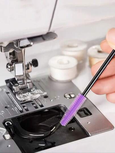 20 piezas/40 piezas - Cepillo de limpieza de máquina de coser de silicona - Cerdas gruesas reutilizables para rincones y grietas de difícil acceso