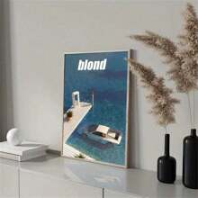 1張畫布海報,復古藝術,饒舌歌手海報,frank Ocean 海報裝飾畫,是臥室客廳走廊理想的禮物,牆藝,牆壁裝飾,秋季裝飾,居室裝飾,無框,無框 - 彩色 - 查看 3