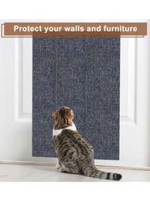 1pc Random Cat Scratching Pad, Scratching Board, Trimmable Non-Slip Carpet, Cat Tree Stand, Durable Cat Climbing Frame, Sofa Protective Cat Scratching Mat