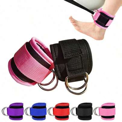 Fitness Ankle Strap, Leg Strength Training Ankle Cuff For Glute, Deadlift & Resistance Band Workouts, Ankle Support Gym Accessories