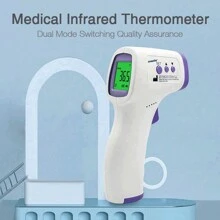 1pc Non-Contact Thermometer, Measures Body Temperature With Large LED Display (Batteries Not Included), High Precision Digital Thermometer