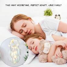 1 件/25 英寸手工捕梦网挂毯，壁挂装饰，卧室装饰，儿童房装饰，生日礼物，女孩，女士，学生，母亲，朋友 - 多色 - 查看 5