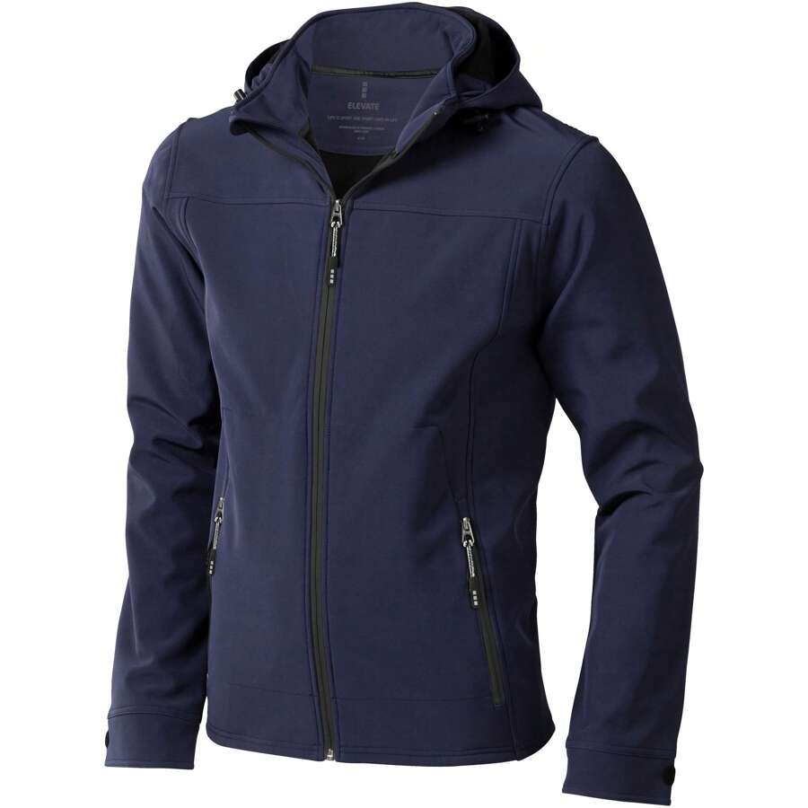 Elevate Mens Langley Softshell Jacket (Navy) - Navy Blue - View 1