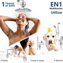 SHIXIONG 4pzs Cartucho de Filtro de Ducha Universal,4 Cartuchos de repuesto para eliminar cloro,Aartuchos filtrantes reemplazables de 20 etapas,  elimina el cloro y las impurezas, mejora la salud de la piel y el cabello, para cabezales de ducha,Fluoruro, metales pesados para piel seca, cabello, eccema - 4 Cartuchos de Filtro - Ver 7