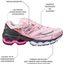 Women's Wave Academia Creation 20 Running Walking Sports Shoes2024 - SÓNG HỒNG - Xem 3