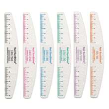 Bộ 5/10 chiếc dũa móng tay chuyên nghiệp hình lưỡi liềm, dũa móng tay hai mặt, có thể giặt được, dũa móng tay bằng gỗ hai mặt, dũa móng tay cong chuyên nghiệp có thể tái sử dụng cho làm móng tay và móng chân. - Nhiều màu - Xem 3