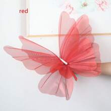 1 件大型 50 厘米逼真的三维丝绸幻彩蝴蝶 - 户外婚礼拍摄和窗户婚礼装饰的完美装饰品，鲜艳的色彩，奢华的丝绸材质（不含支撑杆），情人节，礼物 - 彩色 - 查看 21