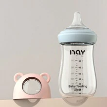 Newborn Baby Glass Feeding Bottle 80ml/160ml/240ml