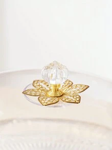 1 件创意豪华圆形蛋糕架带圆顶盖，适用于万圣节、圣诞节礼物、婚礼、派对装饰托盘 - 彩色 - 查看 11