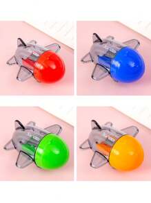 1 pieza Sacapuntas de lápiz creativo y lindo de dibujos animados, útiles escolares - Multicolor - Ver 11