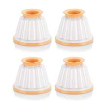 4 件/套带盖布丁模具、Abs 塑料果冻模具、塑料奶冻模具、烘焙工具、厨房小工具、奶冻模具甜点托盘塑料糖果盘水果果冻模具布丁模具，非常适合制作时尚形状的蛋奶冻、牛奶布丁甜点、奶冻和果冻等。 - 白色 - 查看 14