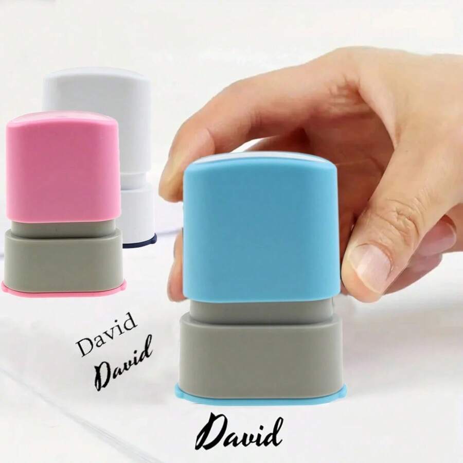 Personalized Waterproof Stamp For Clothing And Paper, Custom Ink Pad