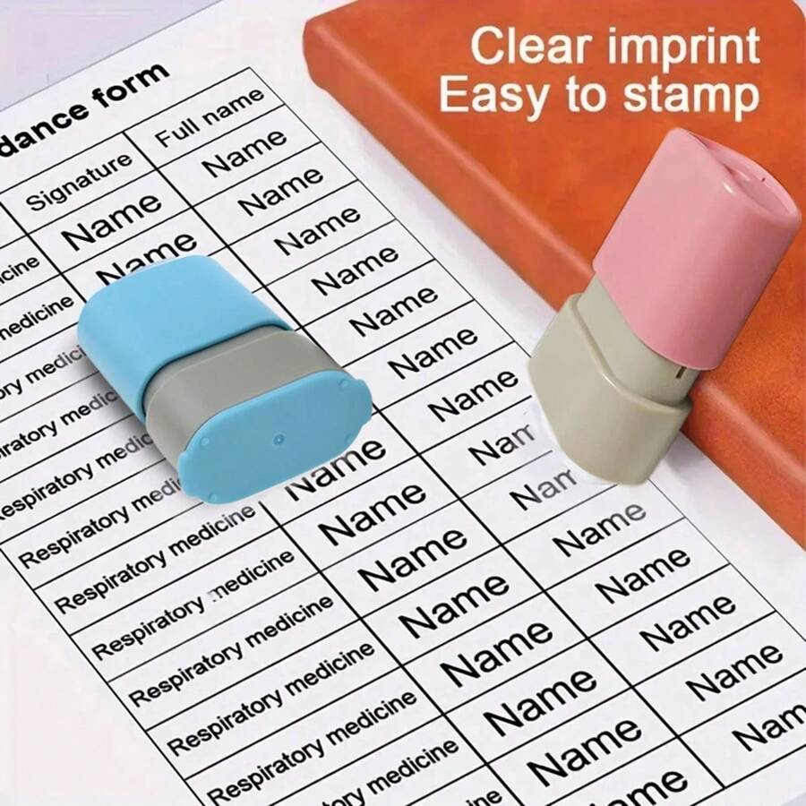 Personalized Waterproof Stamp For Clothing And Paper, Custom Ink Pad