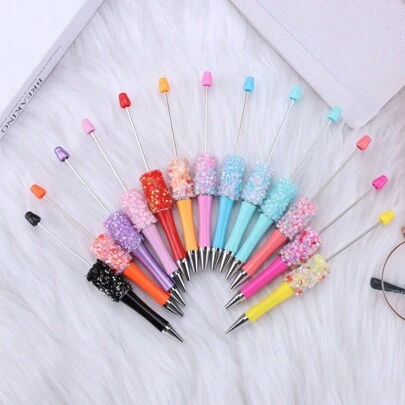 10pcs New Arrival DIY Jewelry Silicone Beads Focal Beads  Flower Petal Beads For DIY Pen Sequin Craft Supplies DIY Stationery Decoration