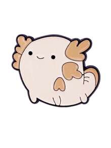 1 peça broche de liga de zinco pintado com tema de vida marinha de desenho animado, design de tubarão e cavalo-marinho, acessórios multiuso para roupas e bolsas, acessórios para vestidos, alfinete para roupas, bolsa, acessórios para escola, escritório, camisas, jaquetas, joias, alfinete de roupas de Natal, Halloween, presentes engraçados e fofos para professores, acessórios para fantasias, pingentes para bolsas