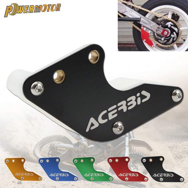 PowerMotor Motor de potencia Cadena de motocicleta CNC Protector de aluminio del tensor adecuado para XR CRF KLX SSR TTR Apollo SDG 50 65 70 85 100 110 125 150 Vehículo todoterreno