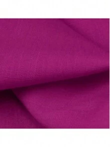 Kit 3 Meters Flat Viscolinho Fabric 100% Viscose Plain Rayon (3.00 X 1.50) - Màu Hoa hồng đỏ - Xem 2