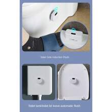 智能感应冲水马桶家用电动按压马桶红外感应自动冲水马桶配件，便捷智能的卫浴配件。 - 白色 - 查看 6