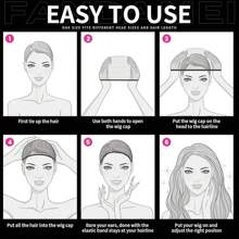 HD Wig Cap,  Wig Caps Ultra Thin, Transparent Wig Cap For Lace Front Wig Stretchy Nylon Wig Caps For Women