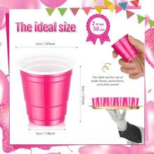 20/50 piezas Vasos de chupito de plástico de 2 onzas, mini vasos desechables de 2 onzas para bodas, fiestas de graduación, cata de cervezas, aperitivos (multicolor), Navidad