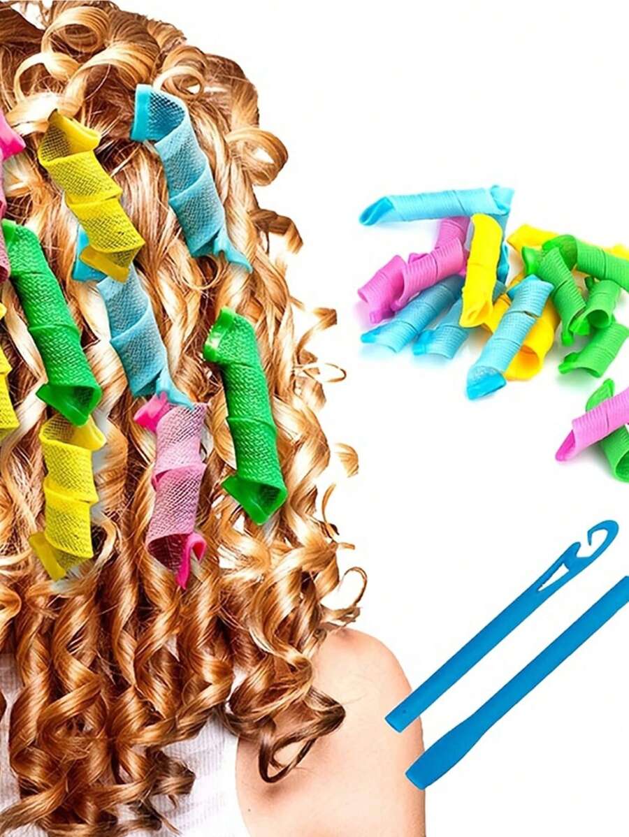 18 Pieces Portable Magic Hair Curler Hair Styling Accessories Hair Curlers Hair Styling Tool DIY Hair Rollers ,Hair Rollers,Heatless Curls,Hair Curler,Hair Products And Accessories For Barber Salon Beauty Travel Essentials,Back To School,Travel Holiday Essentials,Hair Accessories For Women,Hair Curlers,Curly Hair Brush,Rollers,Curly Hair Products,Curler,Rollers For Hair,Hair Curl,Curly Hair Tools,Hair Roller,Curly Hair,Heatless Curl,Heatless Curls,Hair Curler,Barber,Hair Tools,Hair Products,Hair Curlers,Barber Accessories,Travel,Rollers,Hair Stuff,Hair Accessories,Curly Hair Products,Curler,Rollers For Hair,Hairdressing Equipment,Hair Curl,Curly Hair Tools,Hair Roller,Christmas,Barbershop,Hair Curling Iron, Barber Accessories, Hair Accessories, Curling Iron, Hairdressing,Heatless Waves,Travel Essentials,Hairstyle,Hairdressing - Multicolor - View 1