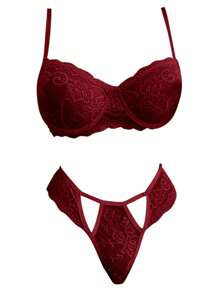 Women Sexy Lingerie Sets - Red - View 5