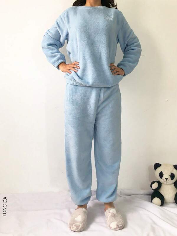 Conjunto de pijama para el hogar afelpada