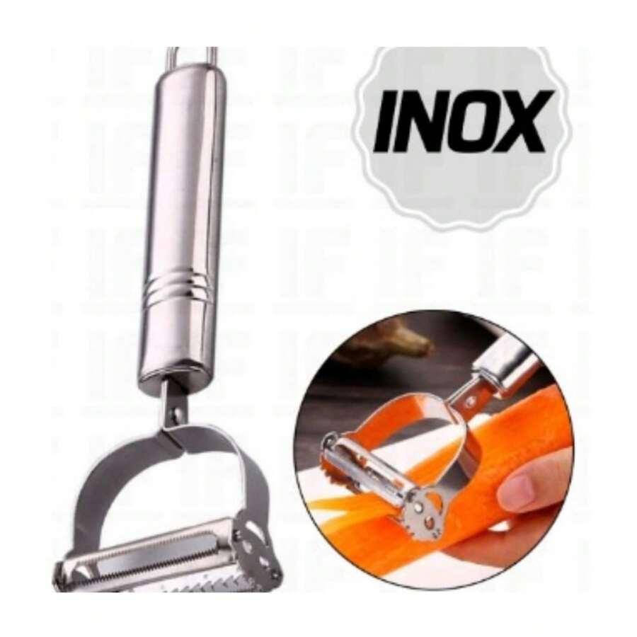 2-In-1 Slicer And Peeler [For Fruits, Vegetables And Greens] - 銀 - 查看 1