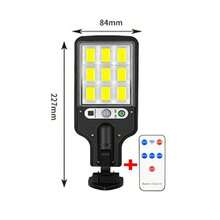 1/2/4pcs Outdoor Solar Waterproof Street Light, 108 COB Solar Wall Light, 3 Lighting Modes, Durable And Easy To Install, Commonly Used For Garden, Terrace, And Corridor Lighting - Multicolor - View 2