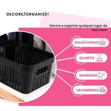 Kit Of 3 Organizer Boxes With Lid 11L LP House Resistant Multipurpose - 灰色 - 查看 2