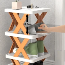 Rosalyra Beauty Shoe Rack Shoe Organizer Tennis Shoes Slipper Shelf Premium Multipurpose 5-Tier Shoe Organizer - Nhiều màu - Xem 6