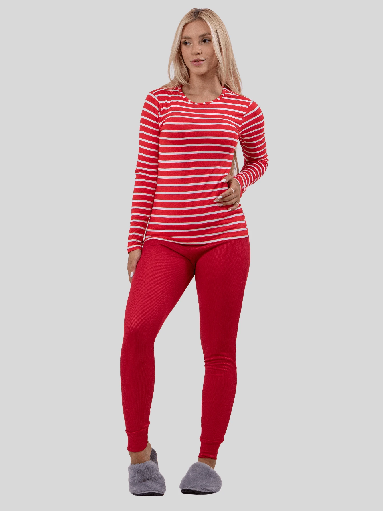 Women Pajama Sets - Đỏ - Xem 1