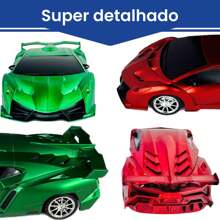 Remote Control Car With LED Headlight With Rechargeable Battery - 紫色的 - 查看 5