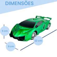 Remote Control Car With LED Headlight With Rechargeable Battery - 紫色的 - 查看 3