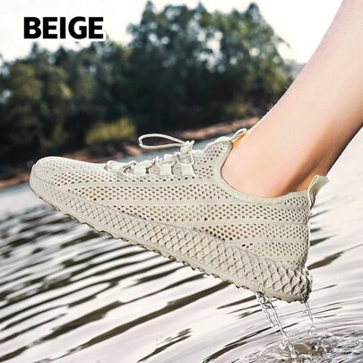 Summer Mesh Sneakers Breathable Runner Trainer Footwear Athletic 2024 New Comfortable And Fashionable Low-Top Shoe Lightweight And Men's Running Training Casual Walking Sports Men And Women Walking Sports Shoes