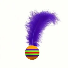 1/3/5/10/15/20pcs Colorful Rainbow Cat Toy Balls, Interactive Indoor Cat Toys, Suitable For Cat Playing, Multiple Sizes & Colors Available - Multicolor - View 7