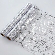 1 cuộn giấy chạy bàn màu vàng - Á quân vàng kim loại lấp lánh cho Giáng sinh- Á quân bàn lưới lấp lánh - Trang trí bàn vàng - Trang trí cho tiệc cưới, Đồ trung tâm Giáng sinh Trang trí bàn Vàng, Trang trí nhà cửa, Trang trí Giáng sinh, Đồ dùng tiệc - Nhiều màu - Xem 20