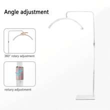 Eyelash Extension Lamp, Salon SPA Specific, Tattoo Lamp, LED Embroidered Beauty Nail Lamp, Nail Beauty Studio Backdrop, Three Color Adjustable Light With Remote Control - 美規A型插(110-127V) - 查看 4