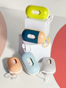 1 pezzo (include 1 rotolo di sacchetti per rifiuti) Porta sacchetti per escrementi di animali domestici portatile, dispenser di sacchetti per rifiuti di cani da esterno
