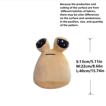 Keylingwd 游戏我的宠物外星人 Pou 毛绒玩具 Furdiburb 情绪外星人毛绒玩具毛绒动物 Pou 娃娃生日礼物圣诞礼物，儿童毛绒玩具，男孩和女孩的生日礼物 - 多色 - 查看 11