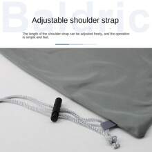 1 Vợt Cầu Lông Bao Túi Mềm Bảo Quản Túi Dây Rút Túi Di Động Tennis Bảo Vệ - Nhiều màu - Xem 7